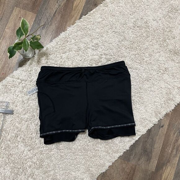 Athleta Small Black Seam Detail Athletic Athleisure Mixer Tennis Skort Skirt - Picture 7 of 8